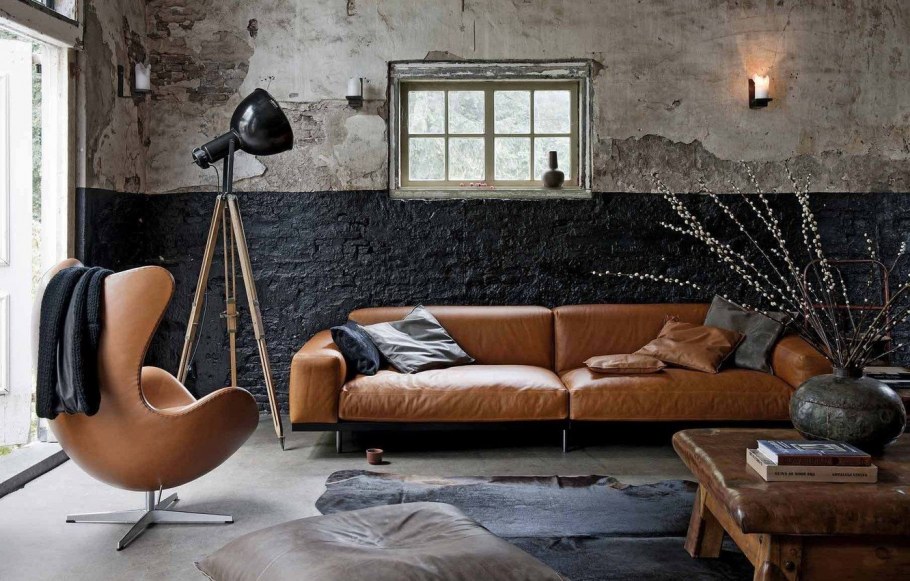 Интерьеры в стиле лофт и гранж