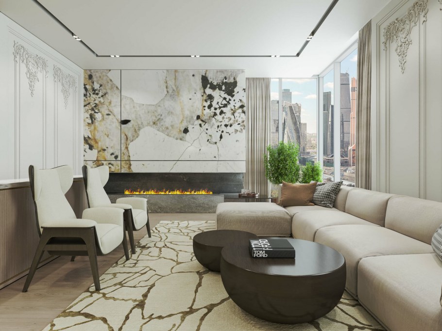 Дизайн проект евротрешка 70 кв м