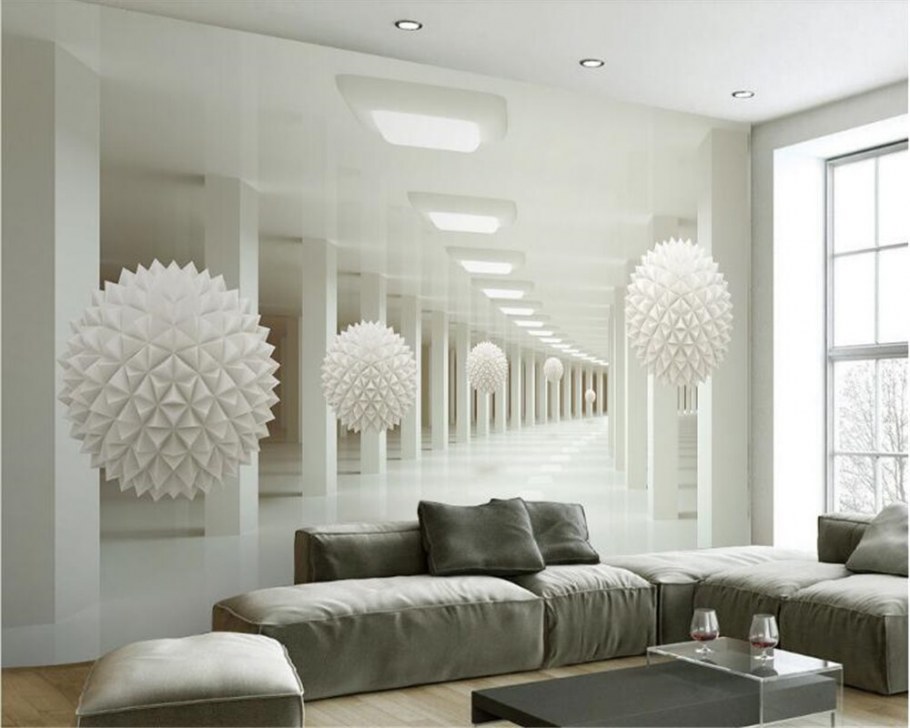 Обои Erismann one Five КВФ 1.06*10м 3493-3 круги беж (6)