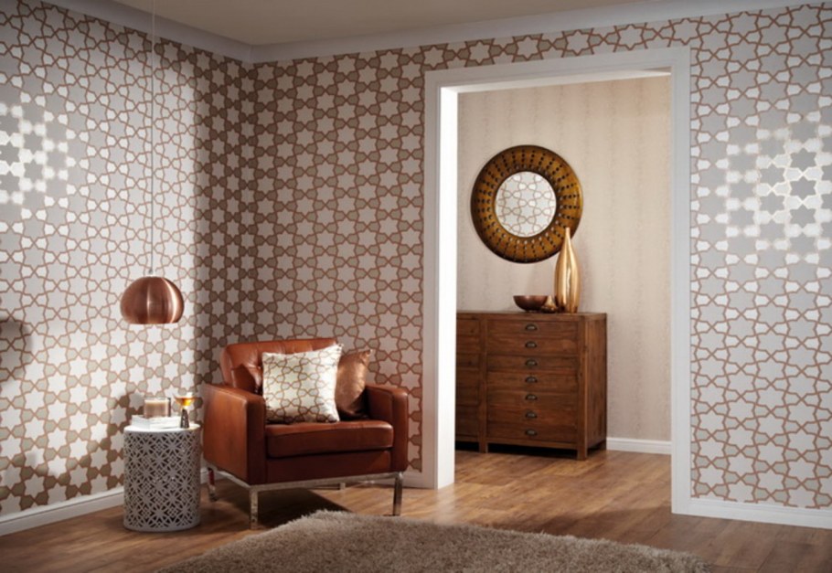 Зеркальные часы на стену