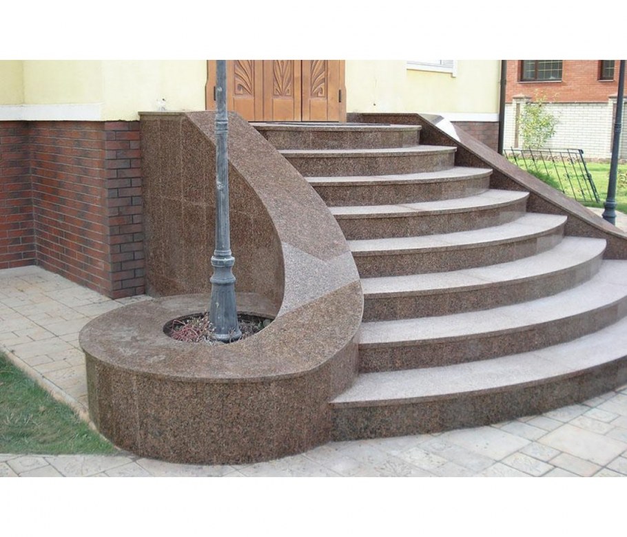 Гранит Сансет Голд ступени