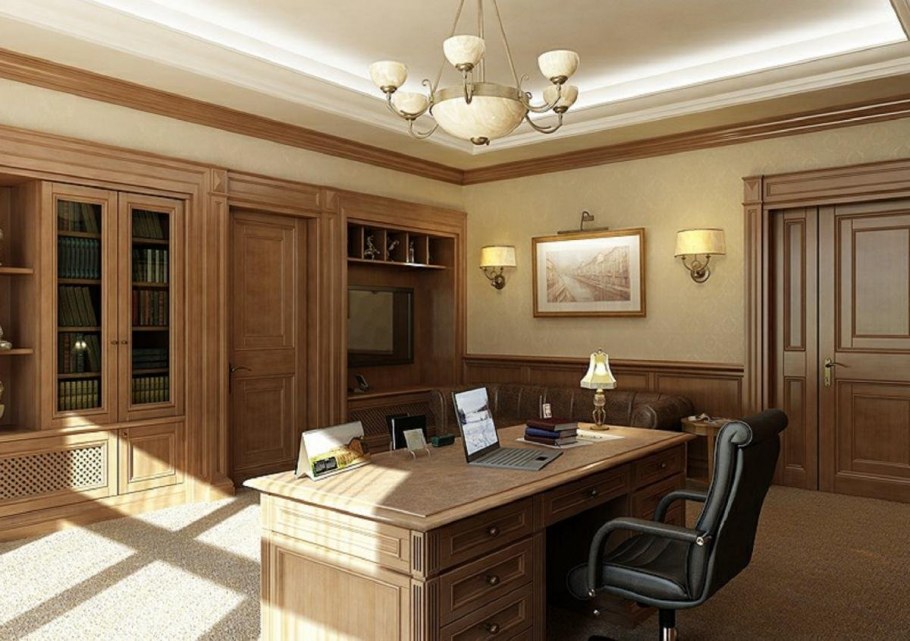 Отделка кабинета