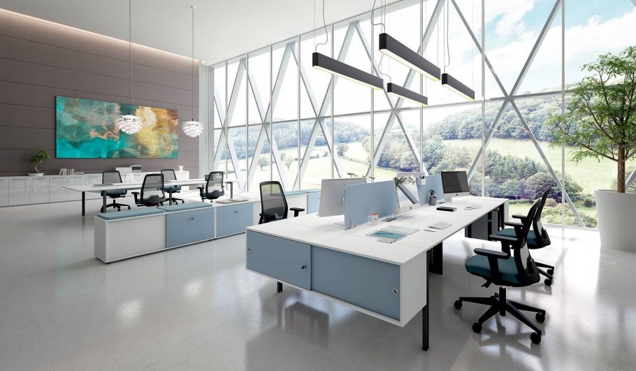 Офис типа опен Спейс
