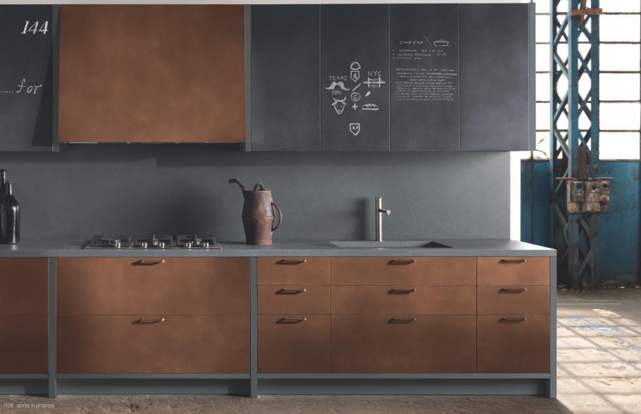 Кухня Aster Factory медь