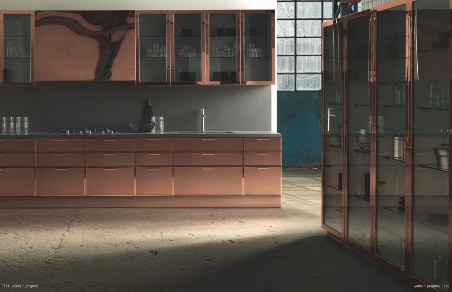 Кухня Aster Factory медь