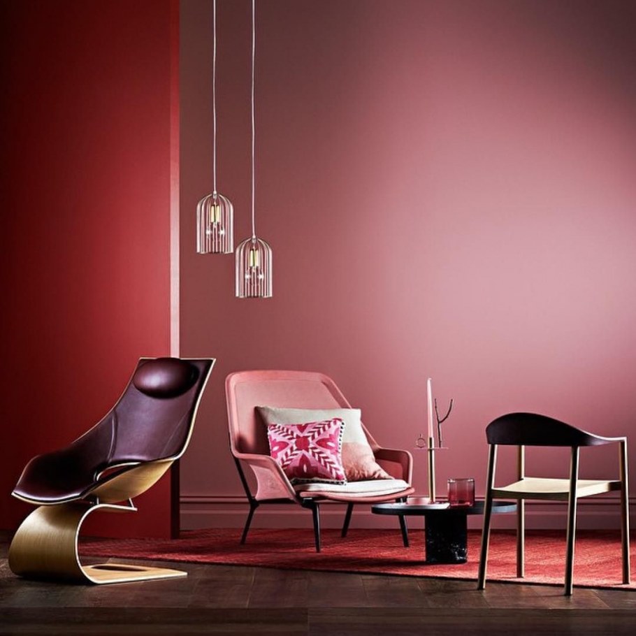 Стиль в интерьере с розовым цветом