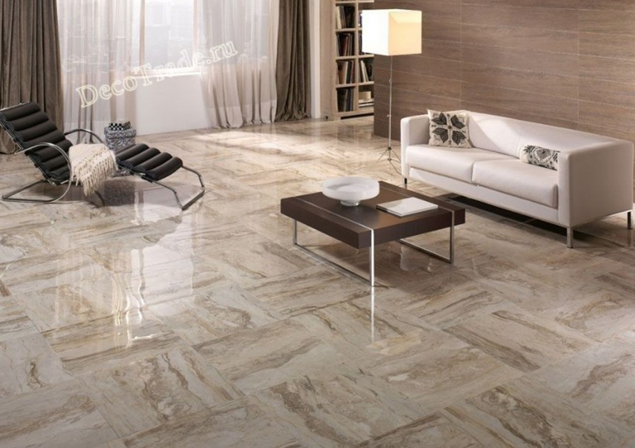 Плитка в гостиной