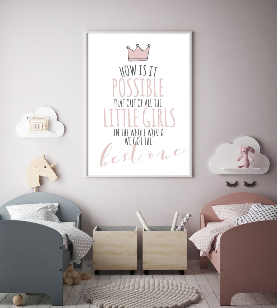 Постеры в интерьере детской