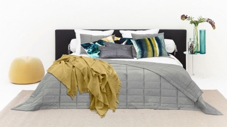 Покрывало на кровать в стиле лофт