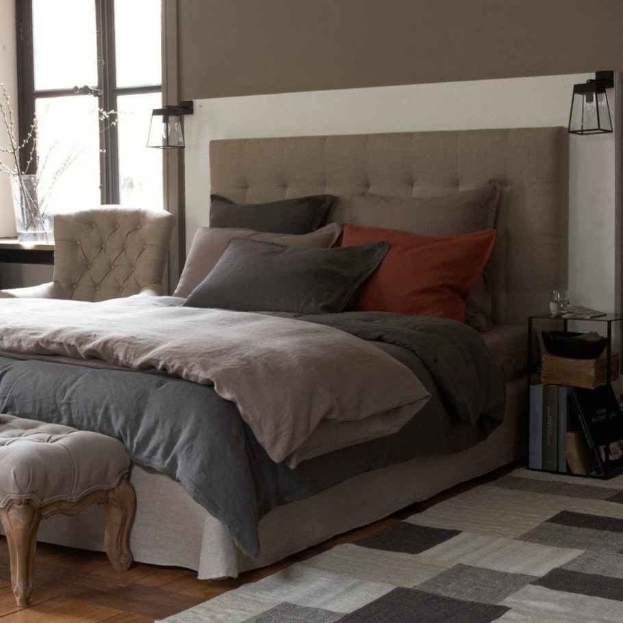 Покрывало на кровать в стиле лофт