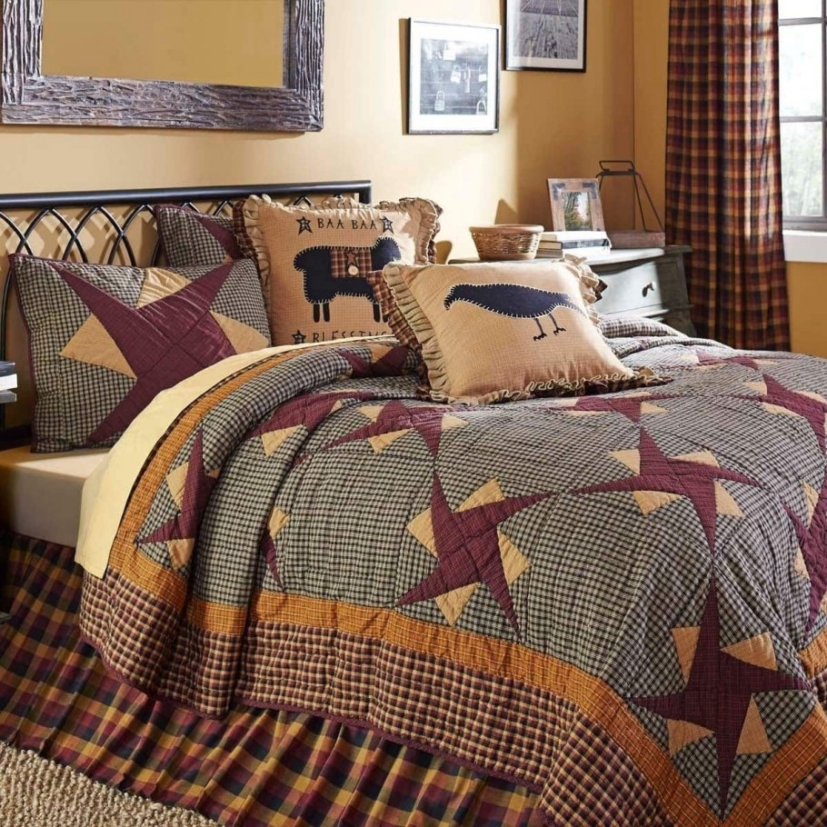 Лоскутное одеяло в стиле Кантри