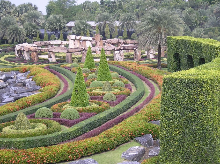 Ботанический сад Нонг Нуч сад пальм