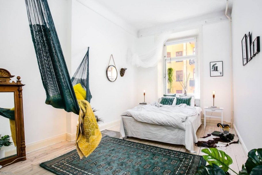 Гамак в интерьере