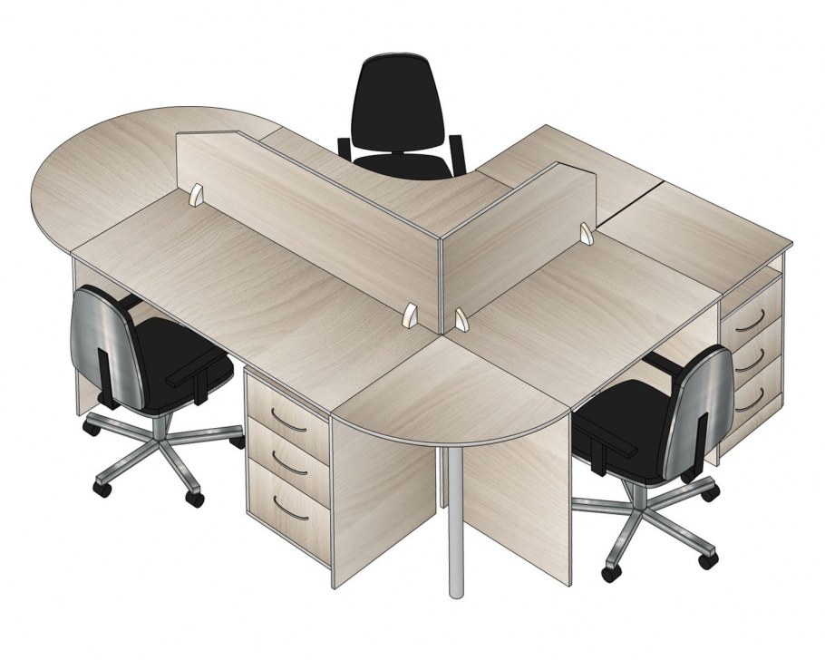 Расстановка столов в офисе