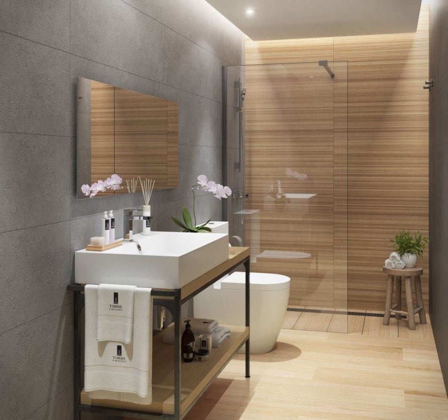 Porcelanosa Lexington Cognac в интерьере