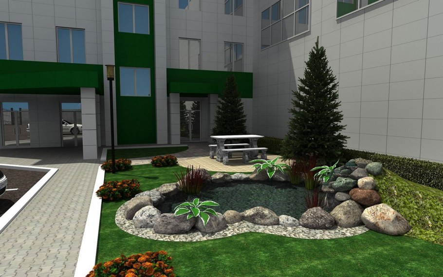 Благоустройство цветника