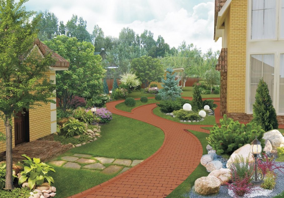 Украшение дворовой территории