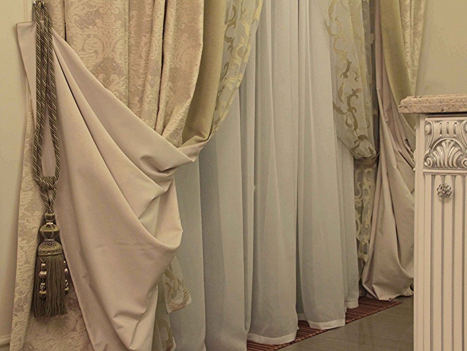 Тюль с бордюром