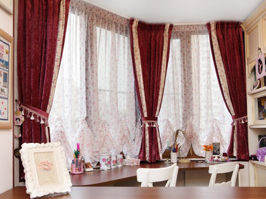 Двухцветные шторы