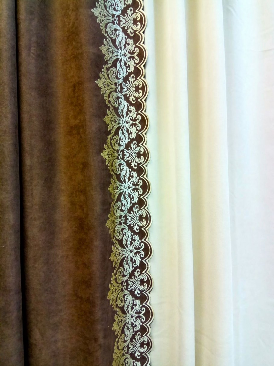 Шторы с вертикальным кантом