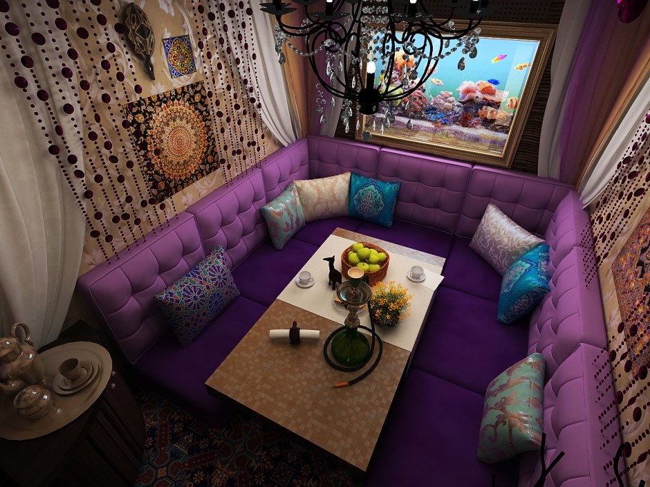 Кальянная интерьер