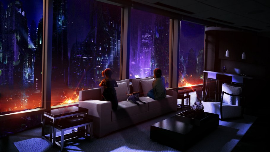 Полукруглая гостиная