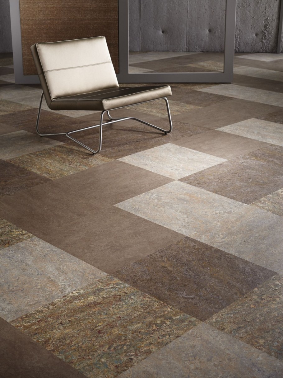 Мармолеум в полоску