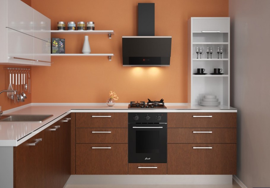 Кухонный гарнитур с плитой