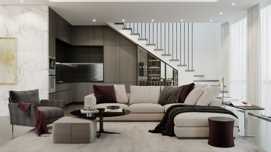 Интерьер таунхауса 150 кв м