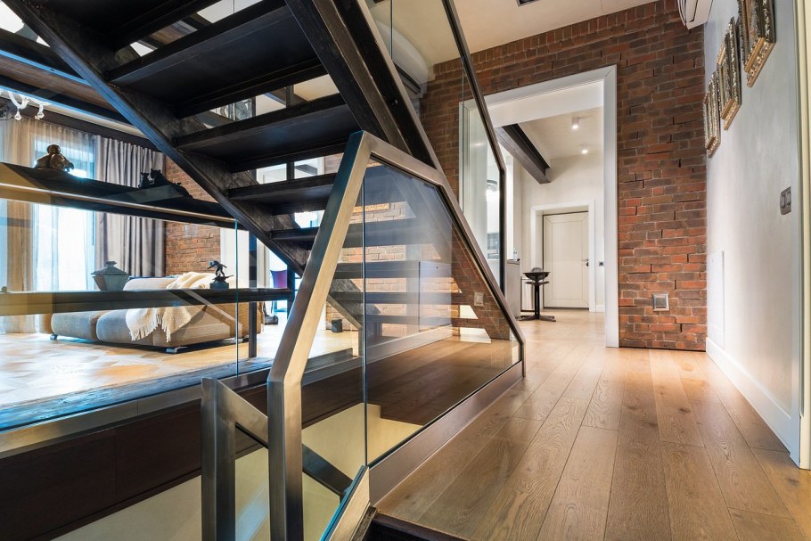 Интерьер двухэтажного таунхауса