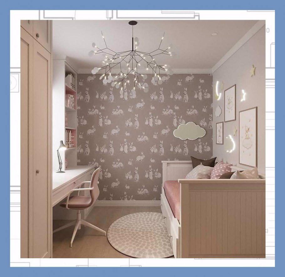 Детская в светлых тонах