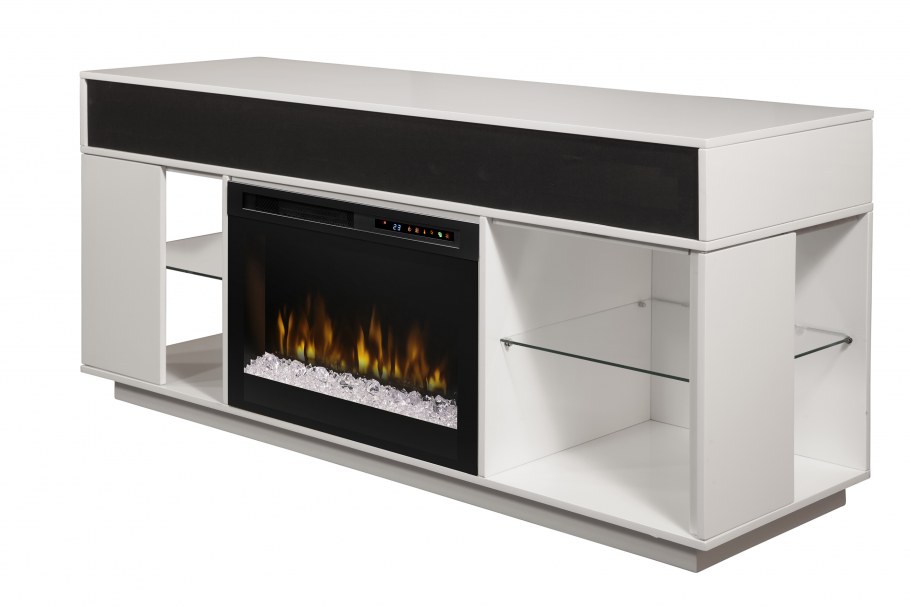 Камин встроенный в тумбу под телевизор