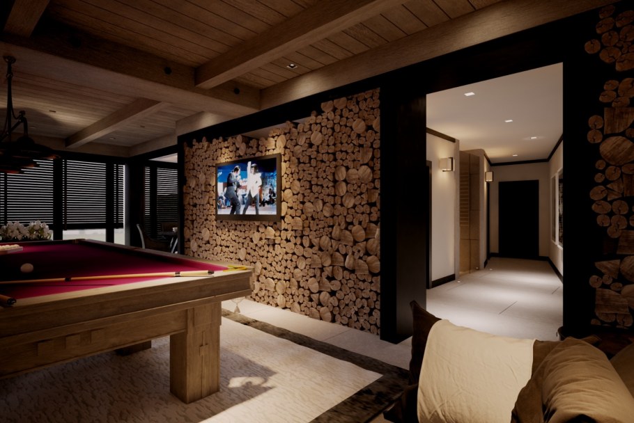 Интерьер банного комплекса