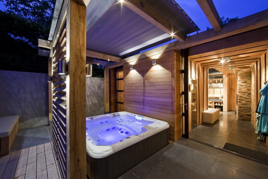 Сауна с панорамным окном