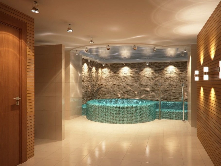 Интерьер банного комплекса