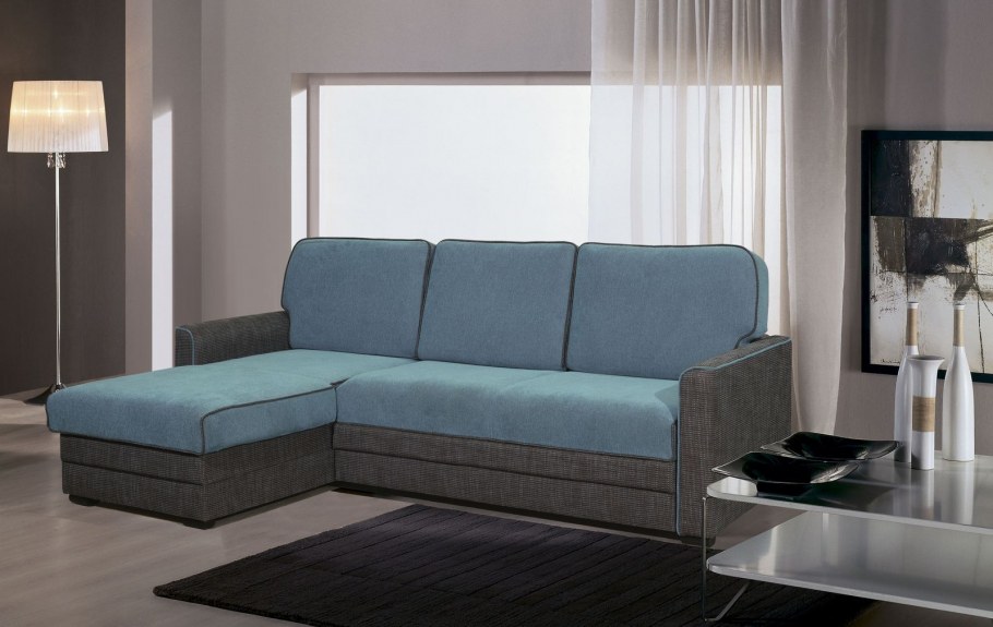 Угловой диван черно белый