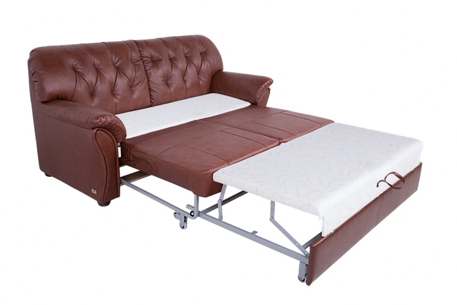 Диван коричневый с бирюзовым