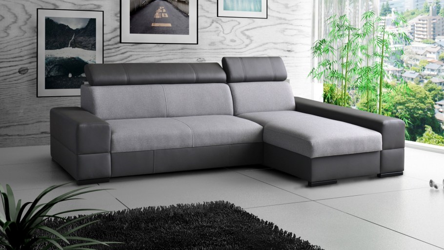 Двухцветный диван