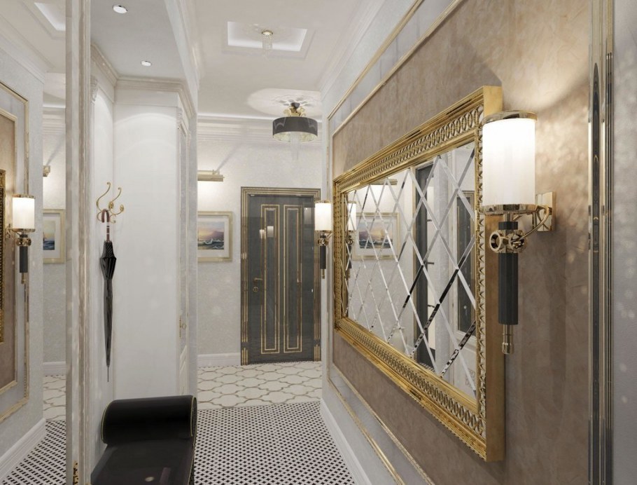Прихожая в стиле ар деко