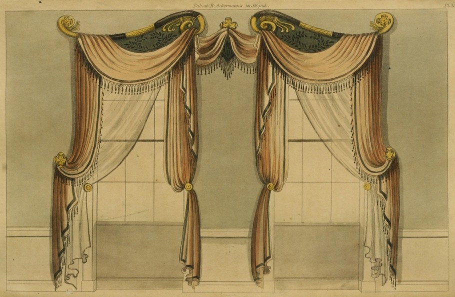 Шторы в стиле Ампир