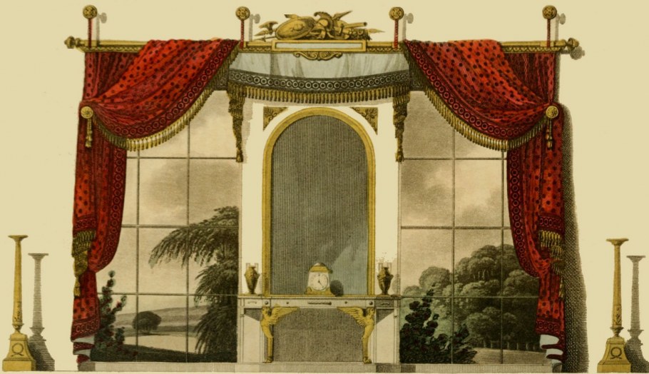 Египет стиль в интерьере Ампир