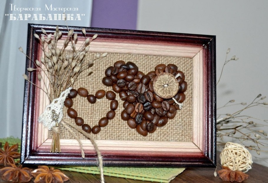 Панно из природного материала