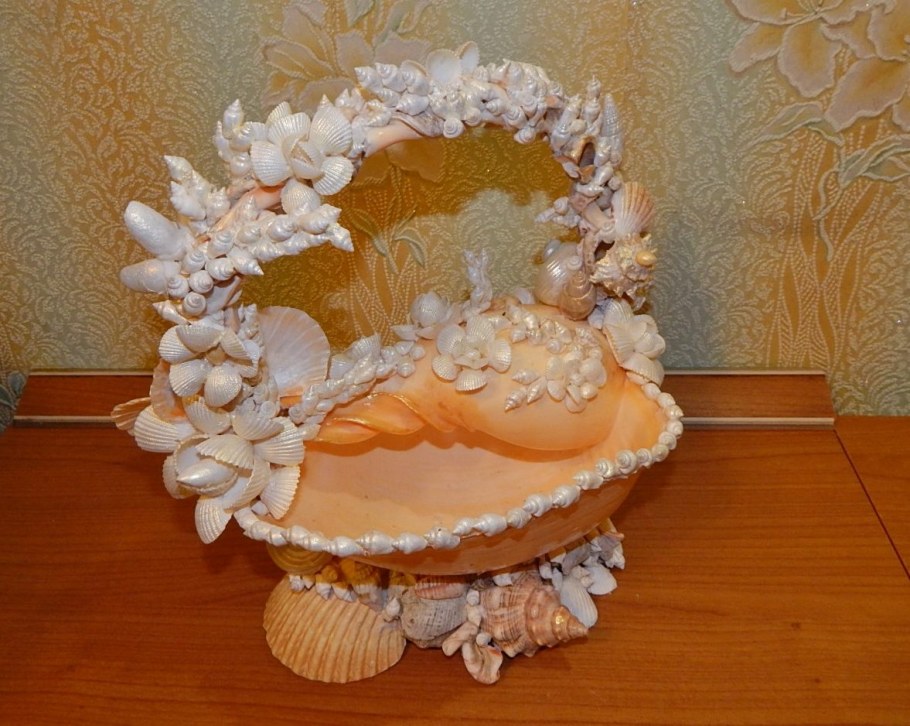 Поделки из крупных ракушек
