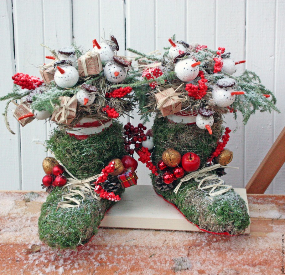 Новогодние флористические композиции