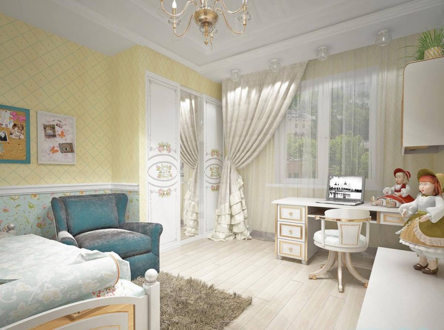 Неоклассика детская комната