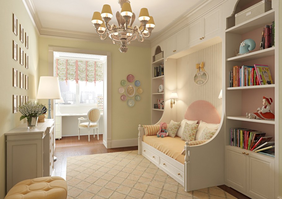 Интерьер детской для девочки