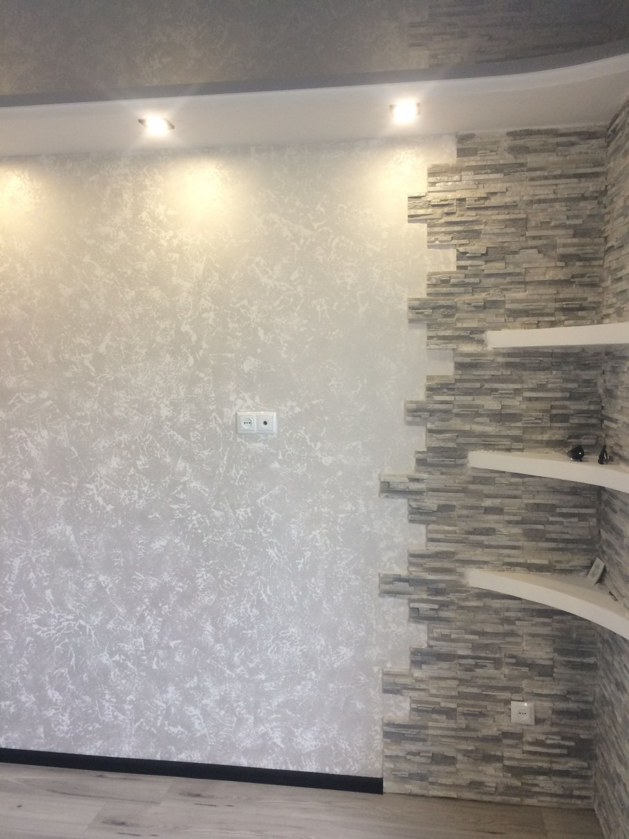 Венецианская штукатурка короед