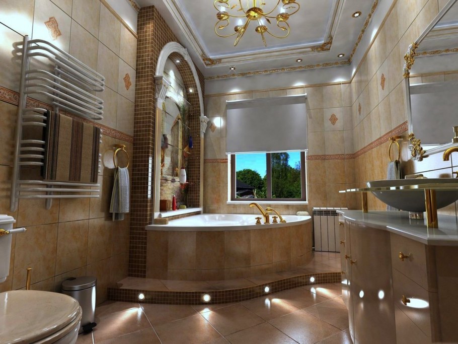 Дорогие Ванные комнаты