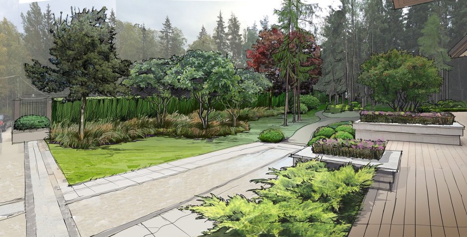 Аркадия Гарден ландшафтный дизайн