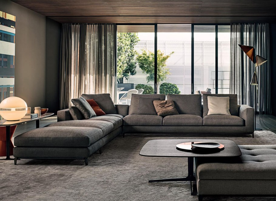 Модульный диван Andersen line Minotti